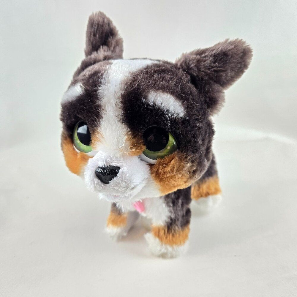 FurReal Walk-A-Lots Bernedoodle Interactive Toy No Leash Works Dog Plush Puppy